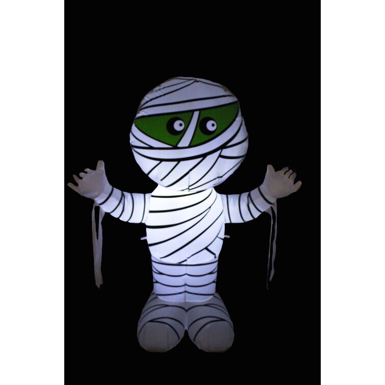 The Holiday Aisle® Halloween Inflatable Mummy & Reviews | Wayfair